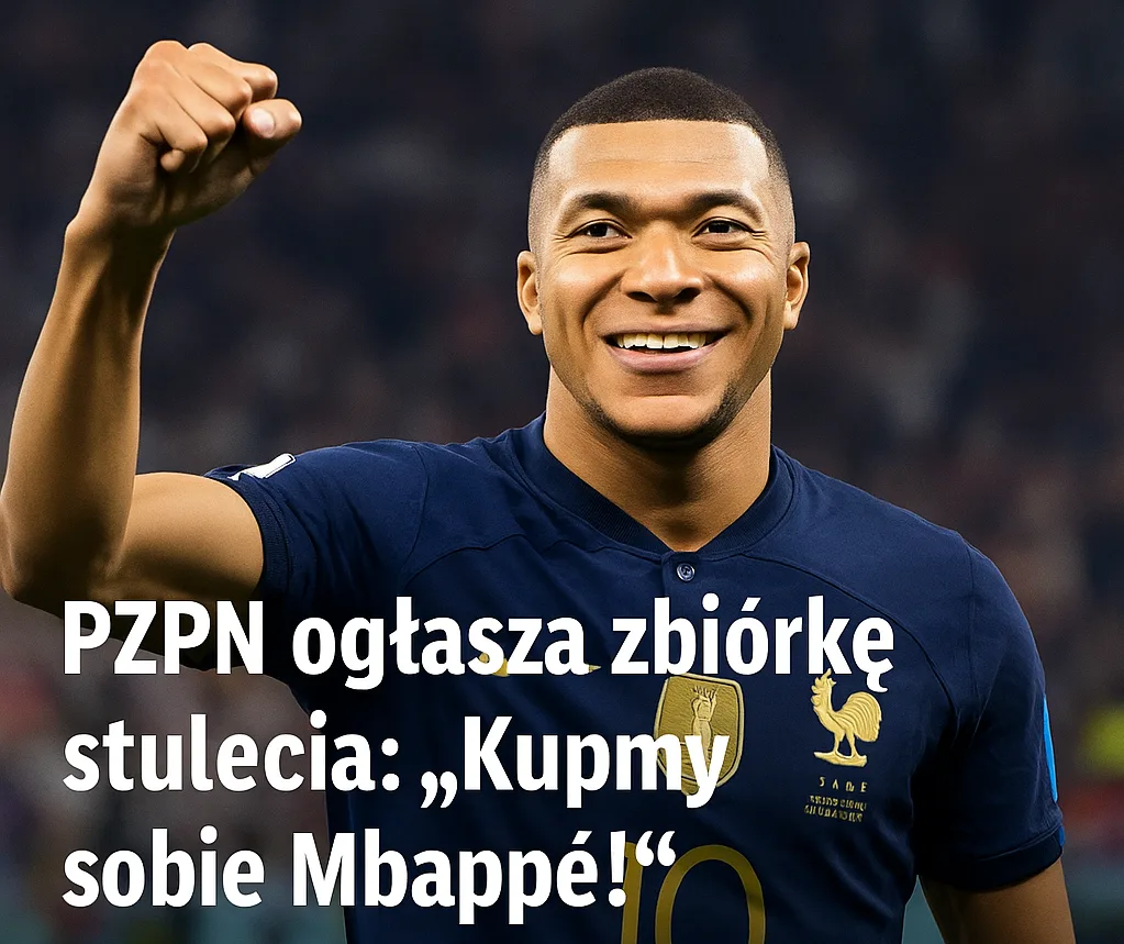 PZPN uruchamia rewolucyjną zrzutkę: "Kupmy sobie Mbappé!"