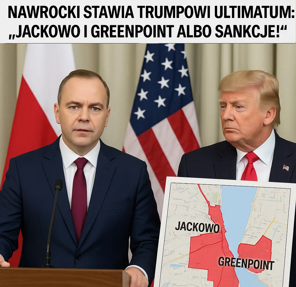 Nawrocki stawia Trumpowi ultimatum: „Jackowo i Greenpoint albo sankcje!”